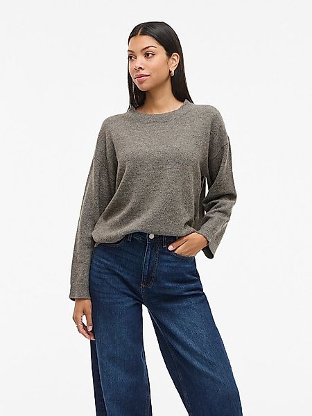 Vila Strickpullover VILIGA L/S O-NECK KNIT TOP - NOOS günstig online kaufen