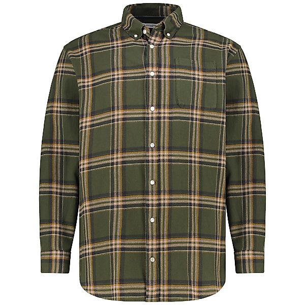 Jack&Jones Kariertes Flanellhemd Farbe oliv Größe: 6XL günstig online kaufen