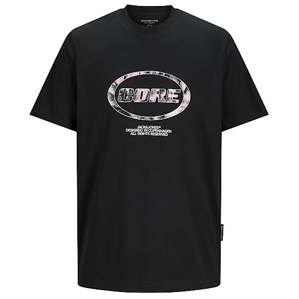 Jack&Jones T-Shirt mit Print Farbe schwarz Größe: 3XL günstig online kaufen