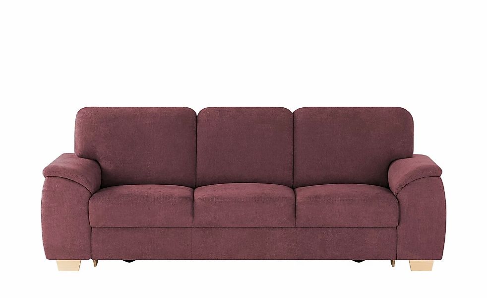 smart Sofa  Valencia ¦ rot ¦ Maße (cm): B: 240 H: 90 T: 93.0 Polstermöbel > günstig online kaufen