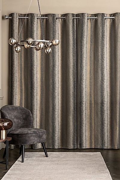 Next Verdunkelungsvorhang Gefütterte Thermo-Ösenvorhänge mit Metallic (2 St günstig online kaufen