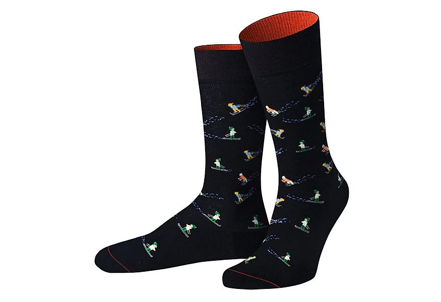 von Jungfeld Socken Skifahrer Icon Baumwoll-Mischung Unisex (1-Paar, 1 Paar günstig online kaufen