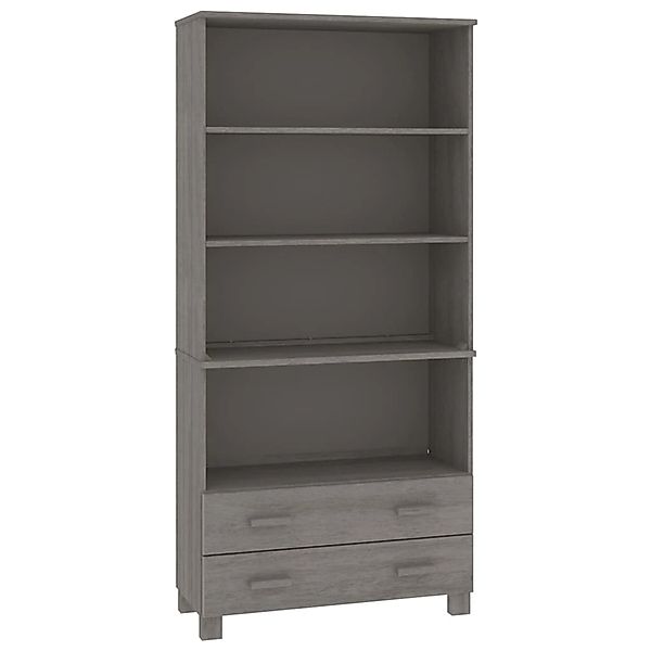 vidaXL Highboard HAMAR Massivholz Kiefer Hellgrau 3100937 günstig online kaufen