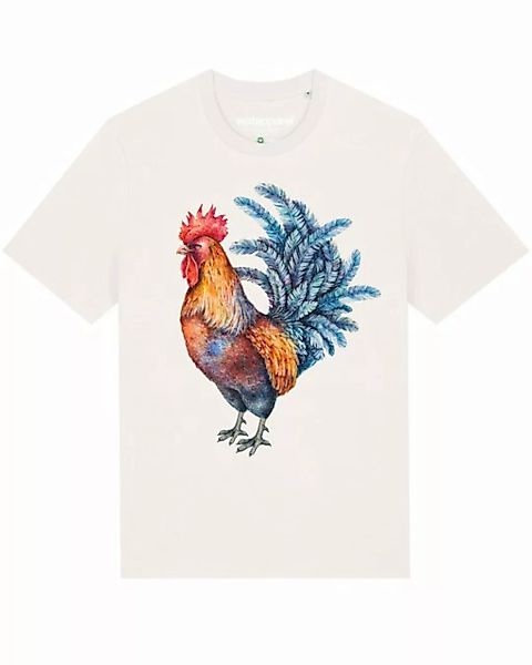 wat? Apparel Print-Shirt Grimmiger Gockel (1-tlg) günstig online kaufen