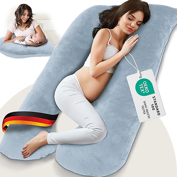 ELONEO Stillkissen Schwangerschaftskissen XXL, Seitenschläferkissen, Pregna günstig online kaufen