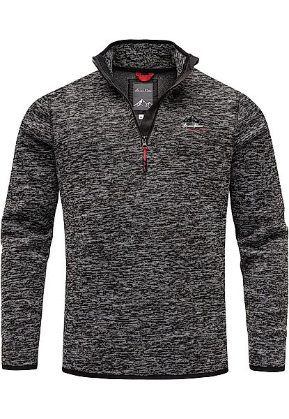Amaci&Sons Sweatshirt AMES Fleecejacke Herren Troyer günstig online kaufen