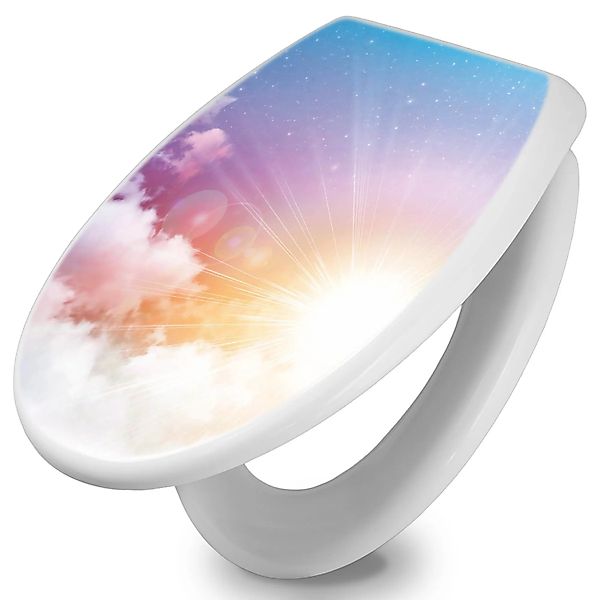 Banjado Toilettendeckel Mit Absenkautomatik WC-Sitz Soft Close Weiß Hygieni günstig online kaufen