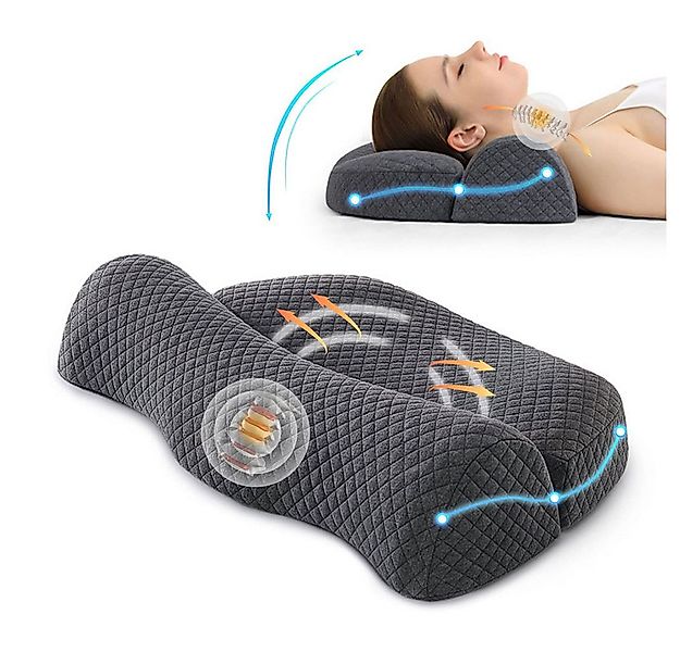 PODOFO Kopfkissen Memory Schaum Kopfkissen Orthopädisches für Seiten- und R günstig online kaufen