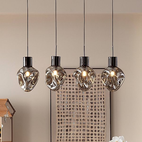 KARE Hängeleuchte Supernova, rauchgrau, 110 cm, E27 günstig online kaufen