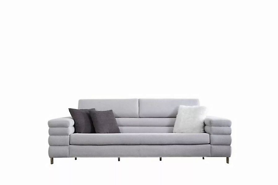 JVmoebel 3-Sitzer Weiß Dreisitzer Luxus 3-er Sofa Wohnzimmer Möbel Holzgest günstig online kaufen