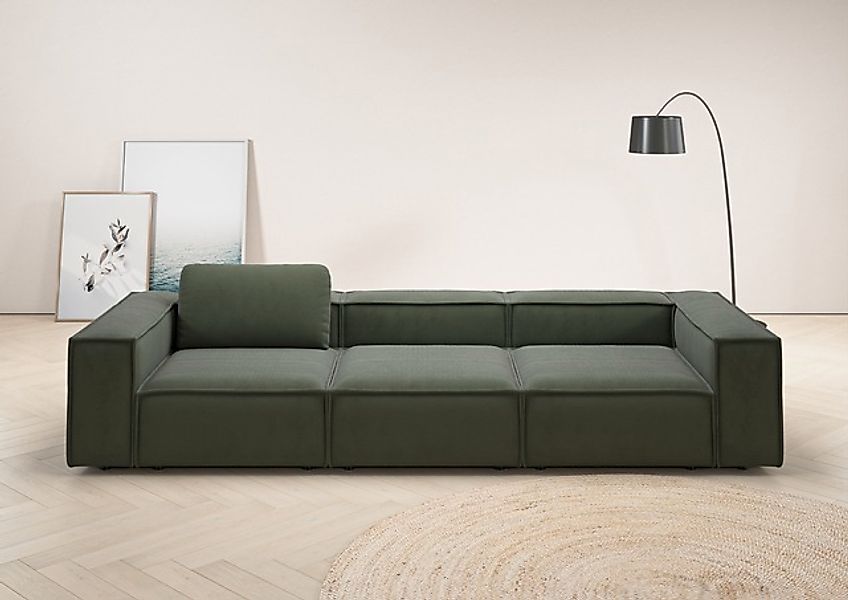 Home affaire 3,5-Sitzer »Watertown, modernes Big-Sofa XXL, 336 cm Breite, a günstig online kaufen