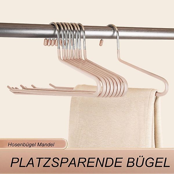 Auledio Kleiderbügel Hosenbügel, 5er-Pack hosenkleiderbügel platzsparend günstig online kaufen