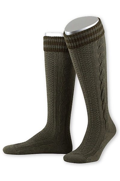 Lusana Trachtensocken Trachten Kniestrümpfe - L8995R günstig online kaufen