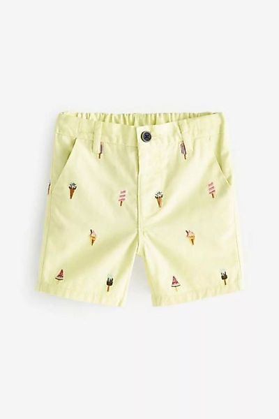 Next Chinoshorts Chino-Shorts mit Stickerei (1-tlg) günstig online kaufen