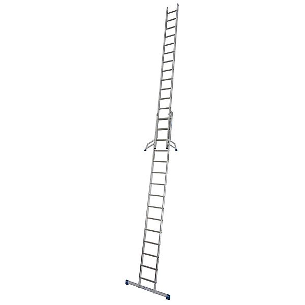 Krause Schiebeleiter Stabilo 2-teilig 2 x 15 Sprossen 7,45 x 1,13 x 2 m günstig online kaufen