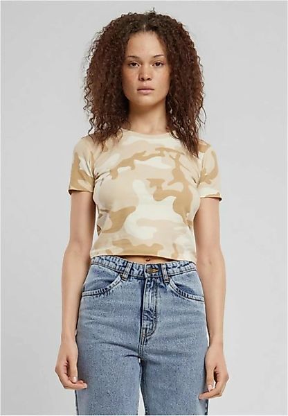 URBAN CLASSICS T-Shirt Ladies Cropped Camo Tee günstig online kaufen