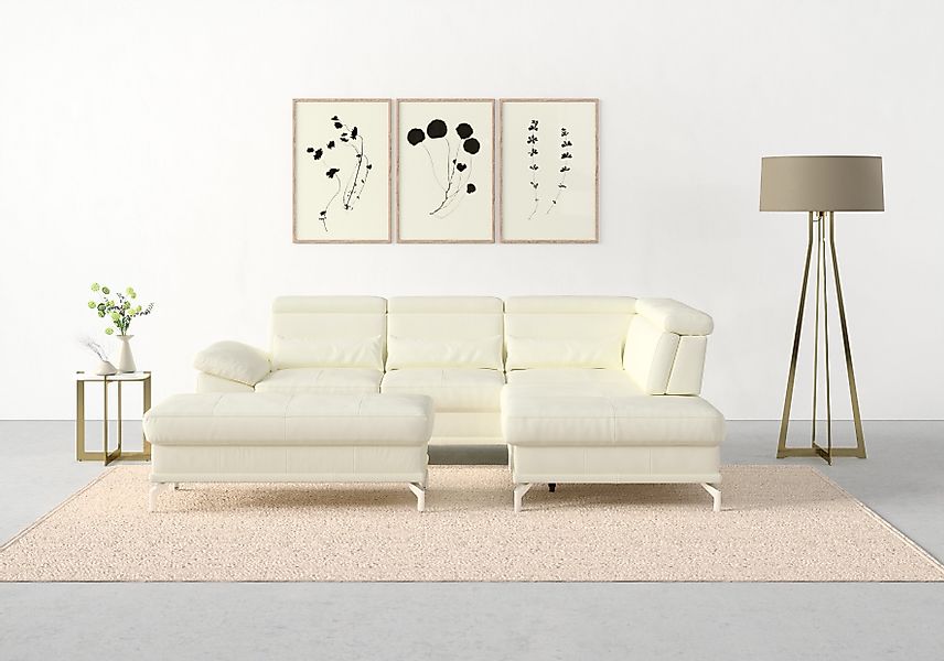 sit&more Ecksofa Cabrio L-Form, mit Sitztiefenverstellung, günstig online kaufen
