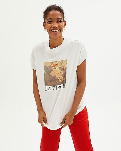 T-shirt - La Plage - Aus Biobaumwolle günstig online kaufen