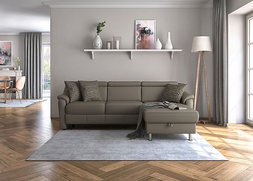 sit&more Ecksofa »Freetown L-Form« inklusive Kopfteilverstellung und komfor günstig online kaufen