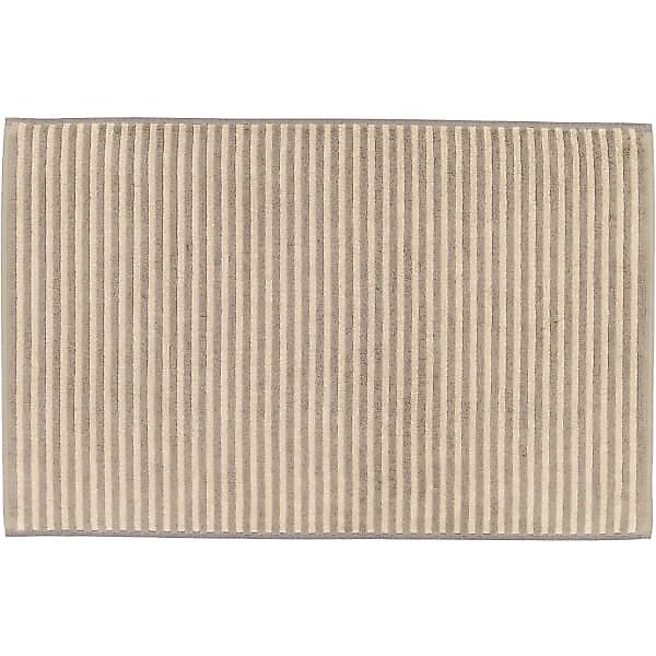 Cawö Badematten Two-Tone Stripes 480 - Farbe: graphit - 70 - 50x80 cm günstig online kaufen