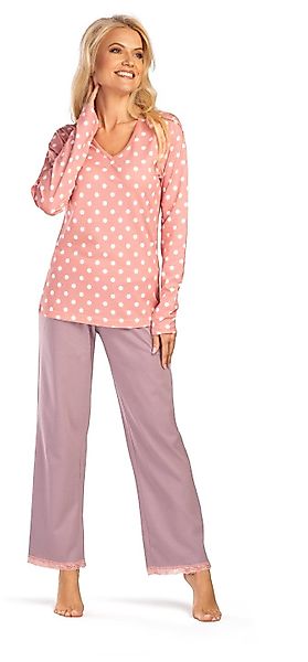 Consult-Tex Pyjama Damen Pyjama Schlafanzug DW990salm günstig online kaufen
