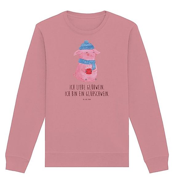 Mr. & Mrs. Panda Longpullover Größe M Schwein Glühwein - Canyon Pink - Gesc günstig online kaufen