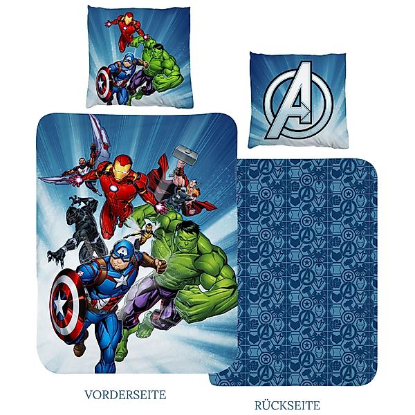 MTOnlinehandel Bettwäsche Avengers Marvel 135x200 + günstig online kaufen