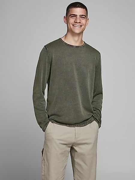 Jack & Jones Rundhalspullover JJELEO KNIT CREW NECK NOOS Baumwolle, regular günstig online kaufen
