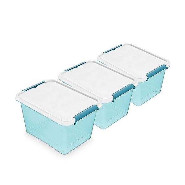 Kreher Aufbewahrungsbox Boxen-Set "ARCTIC BLUE" (3 günstig online kaufen