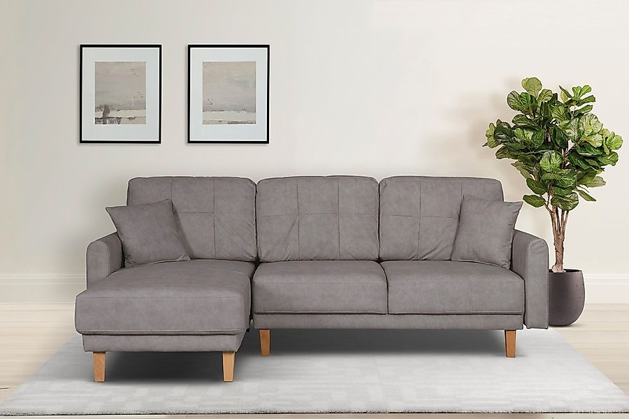 Home affaire Ecksofa "TRIPLO optionale Schlafsofa mit Bettkasten, Maße B/T/ günstig online kaufen