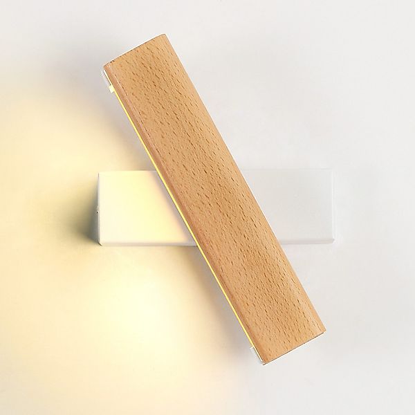 Goeco LED Wandleuchte Holzwandleuchte,4W warmes Licht,Farbtemperatur günstig online kaufen