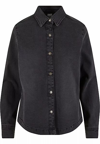 URBAN CLASSICS Langarmhemd "Urban Classics Ladies Denim Shirt" günstig online kaufen