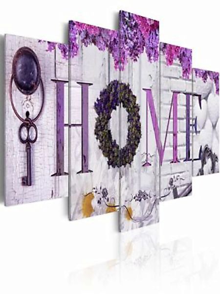 artgeist Wandbild Purple House mehrfarbig Gr. 200 x 100 günstig online kaufen