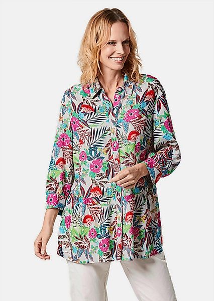 GOLDNER Hemdbluse Kurzgröße: Druckbluse in exotischem günstig online kaufen