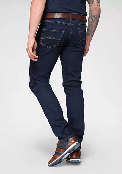 Mustang Herren Jeans Washington - Slim Fit - Blau - Denim Blue günstig online kaufen