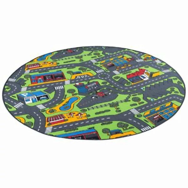 Snapstyle Kinder Spiel Teppich City Play Rund Spielteppiche bunt Gr. 200 x günstig online kaufen