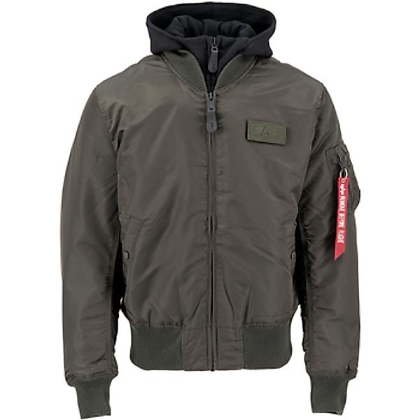 Alpha  Herren-Jacke MA-1 D-Tec - black olive günstig online kaufen