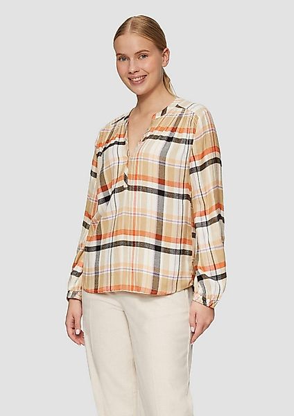 s.Oliver Langarmbluse Bluse Softe Langarmbluse mit Smok-Details günstig online kaufen