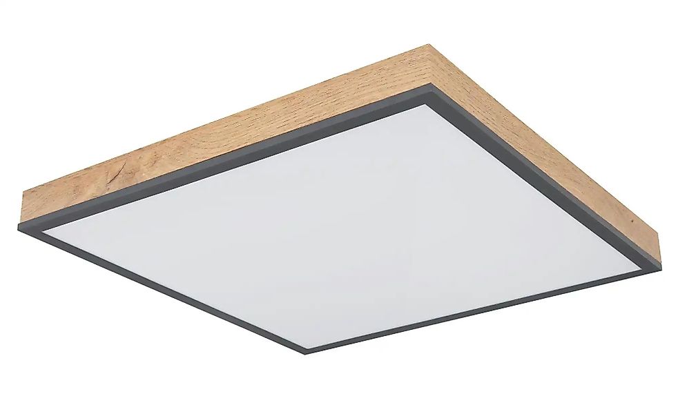 Globo Lighting Deckenleuchte   ¦ grau ¦ Maße (cm): B: 45 H: 6,5 T: 45.0 Lam günstig online kaufen