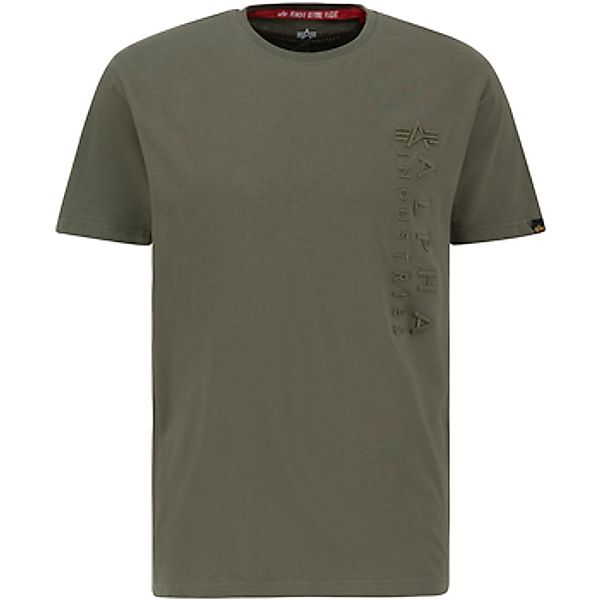 Alpha Industries  T-Shirts & Poloshirts Embroidery T - dark olive günstig online kaufen