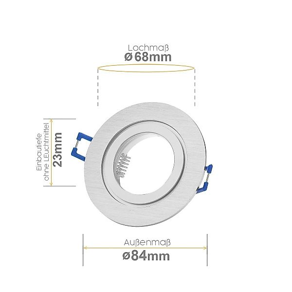 Sweet LED LED Einbaustrahler 6er Set günstig online kaufen