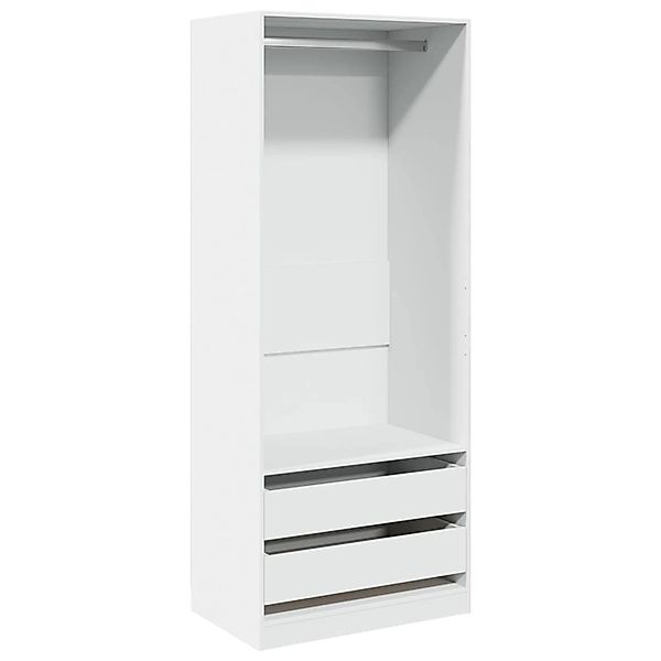 vidaXL Kleiderschrank Weiß 80x50x200 cm Holzwerkstoff 3307747 günstig online kaufen