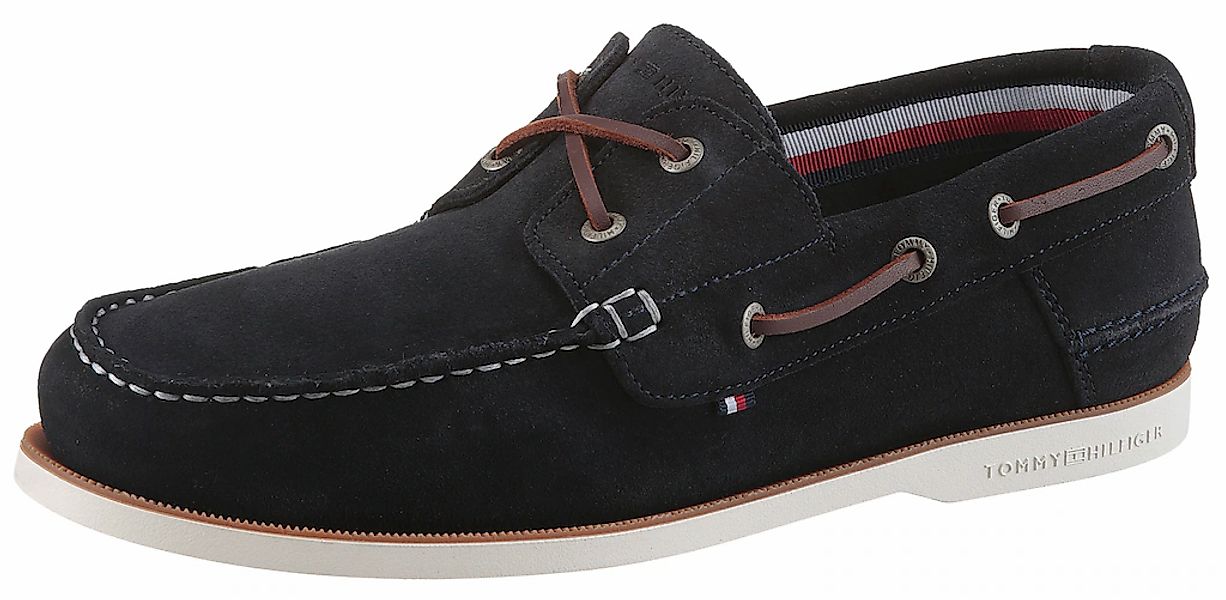 Tommy Hilfiger TH BOAT SHOE CORE SUEDE Bootsschuh, Casualschuh, Freizeitsch günstig online kaufen