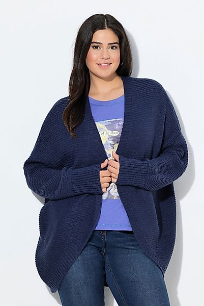 Ulla Popken Strickjacke Strickjacke Egg-Shape Wollanteil günstig online kaufen
