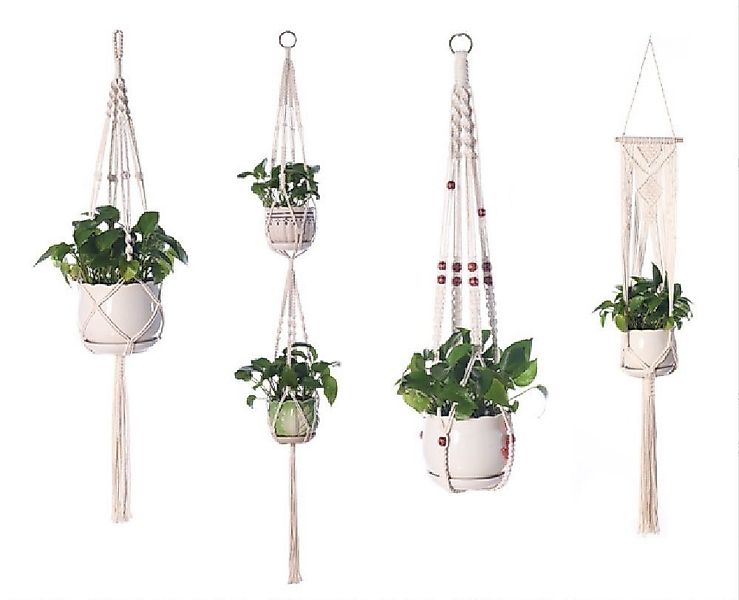 Coonoor Blumenampel Handgefertigte Blumenampel Hanging Boho Blumentopf Häng günstig online kaufen