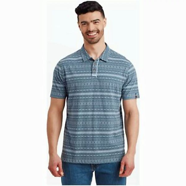 Sherpa  T-Shirts & Poloshirts Sport DHANI POLO SHIRT HAZE STRIPE SM10040-HA günstig online kaufen