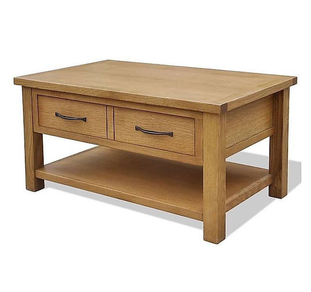 vidaXL Couchtisch Couchtisch 88x53x45 cm Massivholz Eiche (1-St) günstig online kaufen