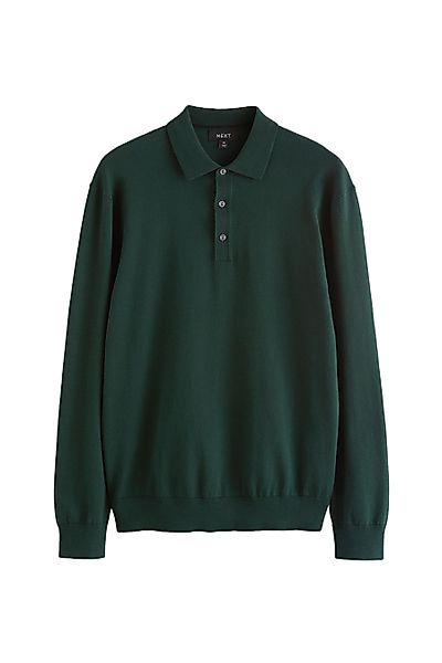 Next Langarm-Poloshirt Langärmeliges Regular Fit Poloshirt günstig online kaufen