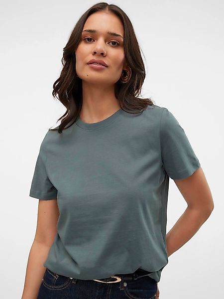 Vero Moda Kurzarmshirt VMPAULINA SS T-SHIRT GA JRS NOOS Baumwolle, regular günstig online kaufen