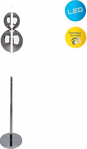 näve Stehlampe »NOVA« LED-Modul 1 Stk. Warmweiß Dimmbar; transparent günstig online kaufen